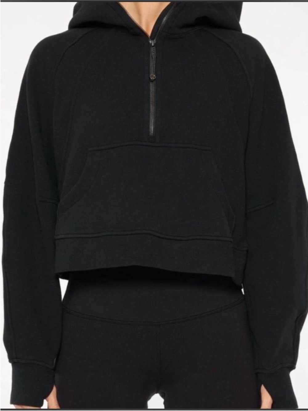 Lululemon scuba half zip black